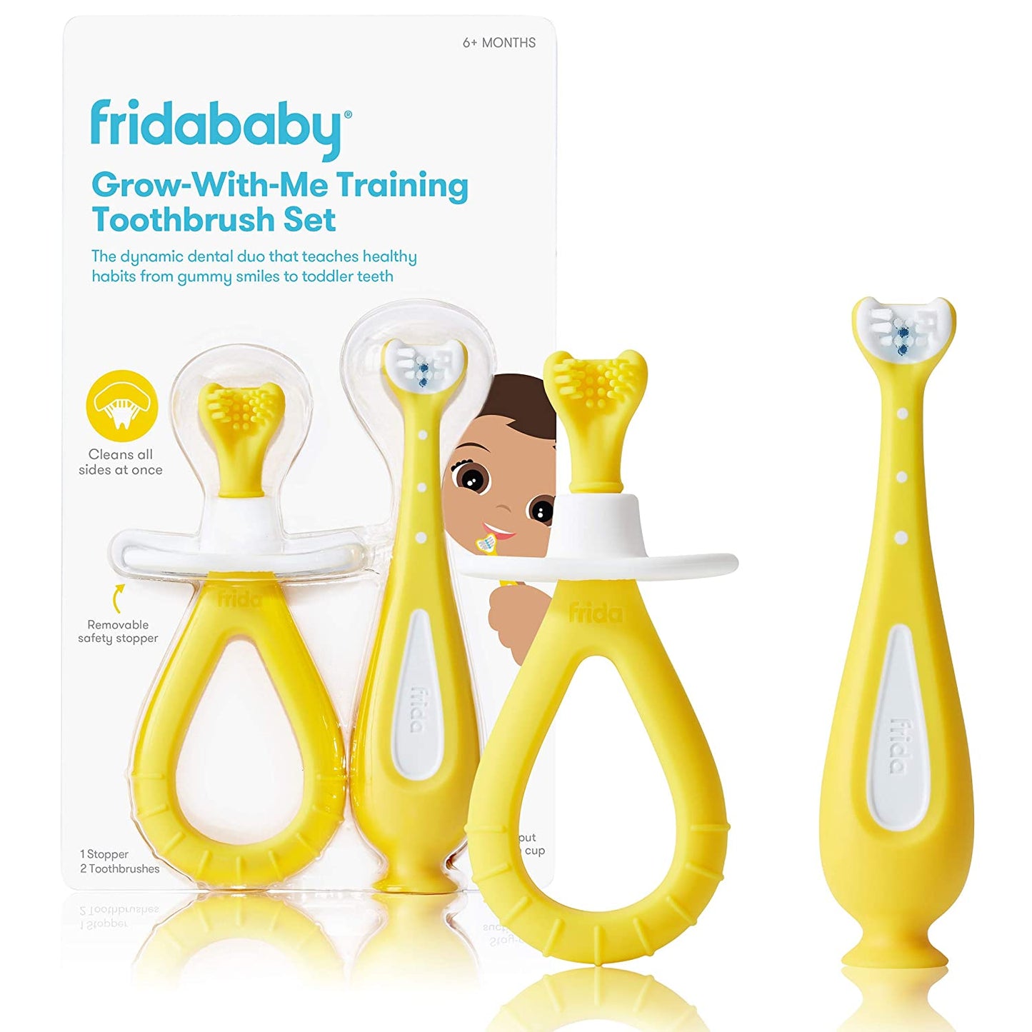 Frida Baby -Grow-With-Me Training Toothbrush Set