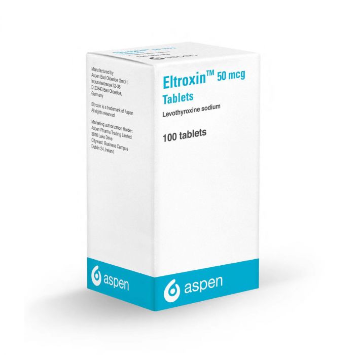 Eltroxin 50mcg Tablets 100's
