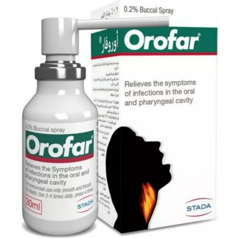 Buy Orofar Throat Spray 30 ML Online - Kulud Pharmacy
