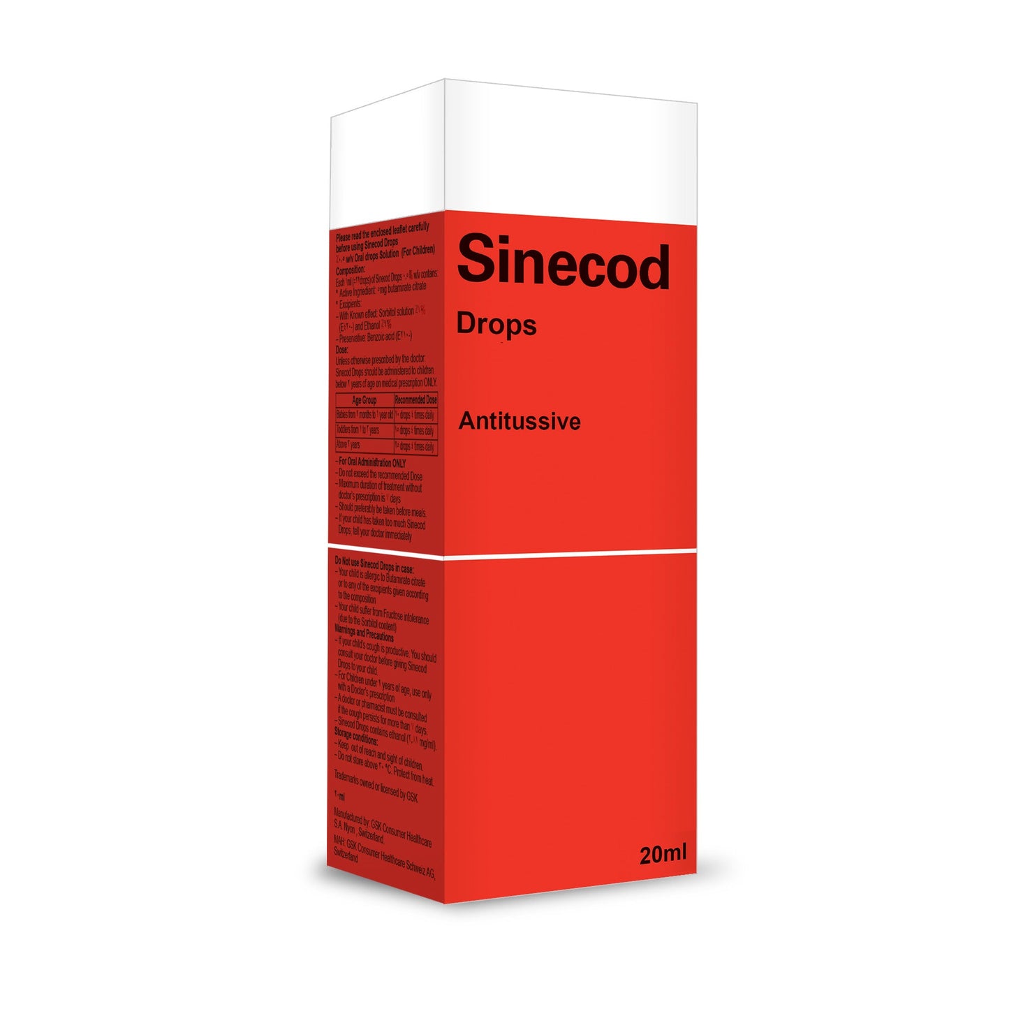 Sinecod Oral Drops 20 ML