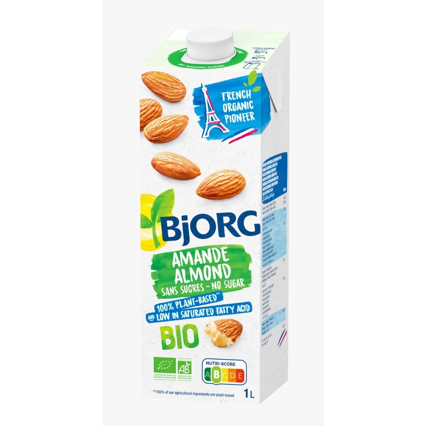 Bjorg Almond Milk no Sugar 1L