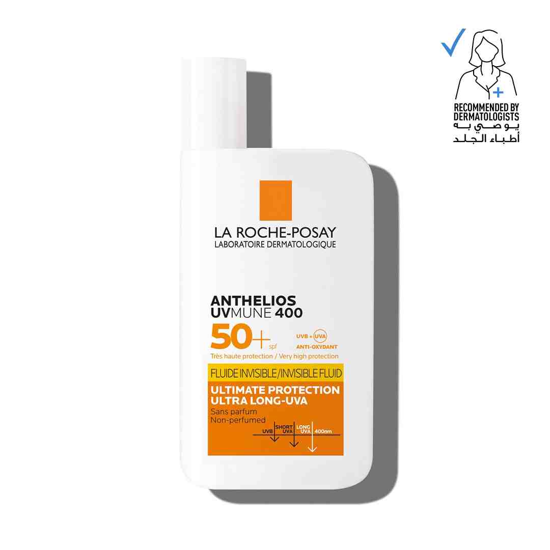 La Roche-Posay Anthelios UVMune 400 SPF50+ Invisible Fluid Sunscreen for All Skin