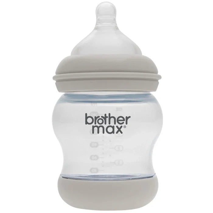 Brother Max - Pp Anti-Colic Feeding Bottle 160Ml/5Oz + S Teat (Grey)