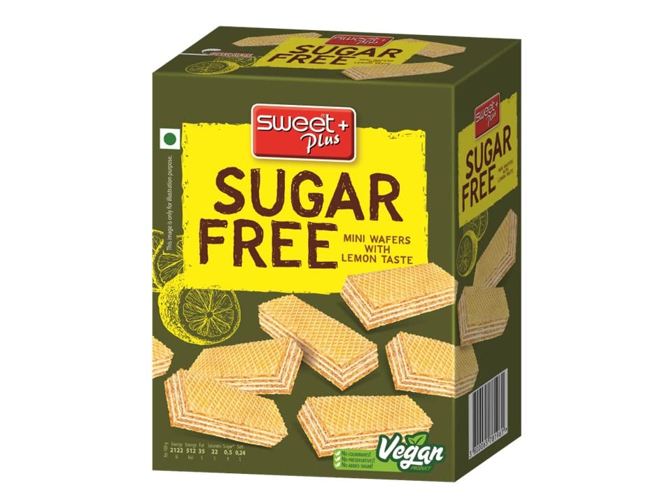 Sweet Plus Sf Vegan Biscuit Lemon Crème 180G