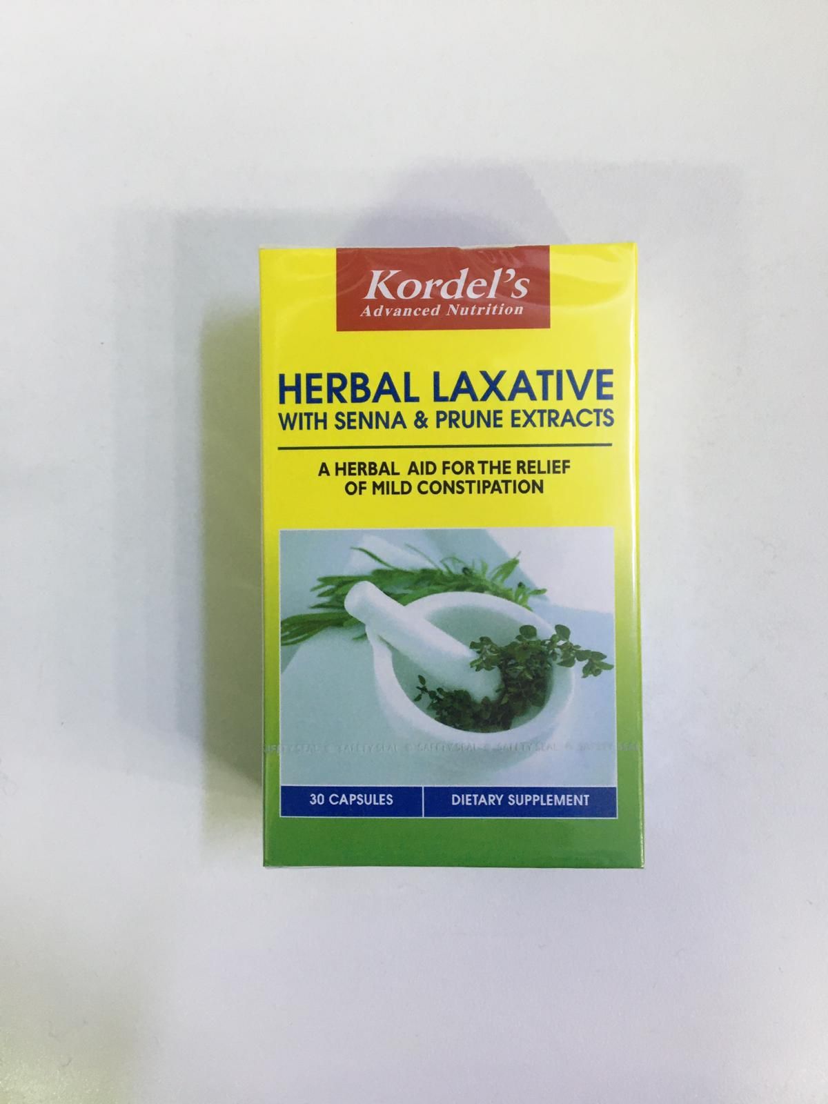 Buy Kordels Herbal Laxative Modified-Release Capsule, Hard 30 PC Online - Kulud Pharmacy
