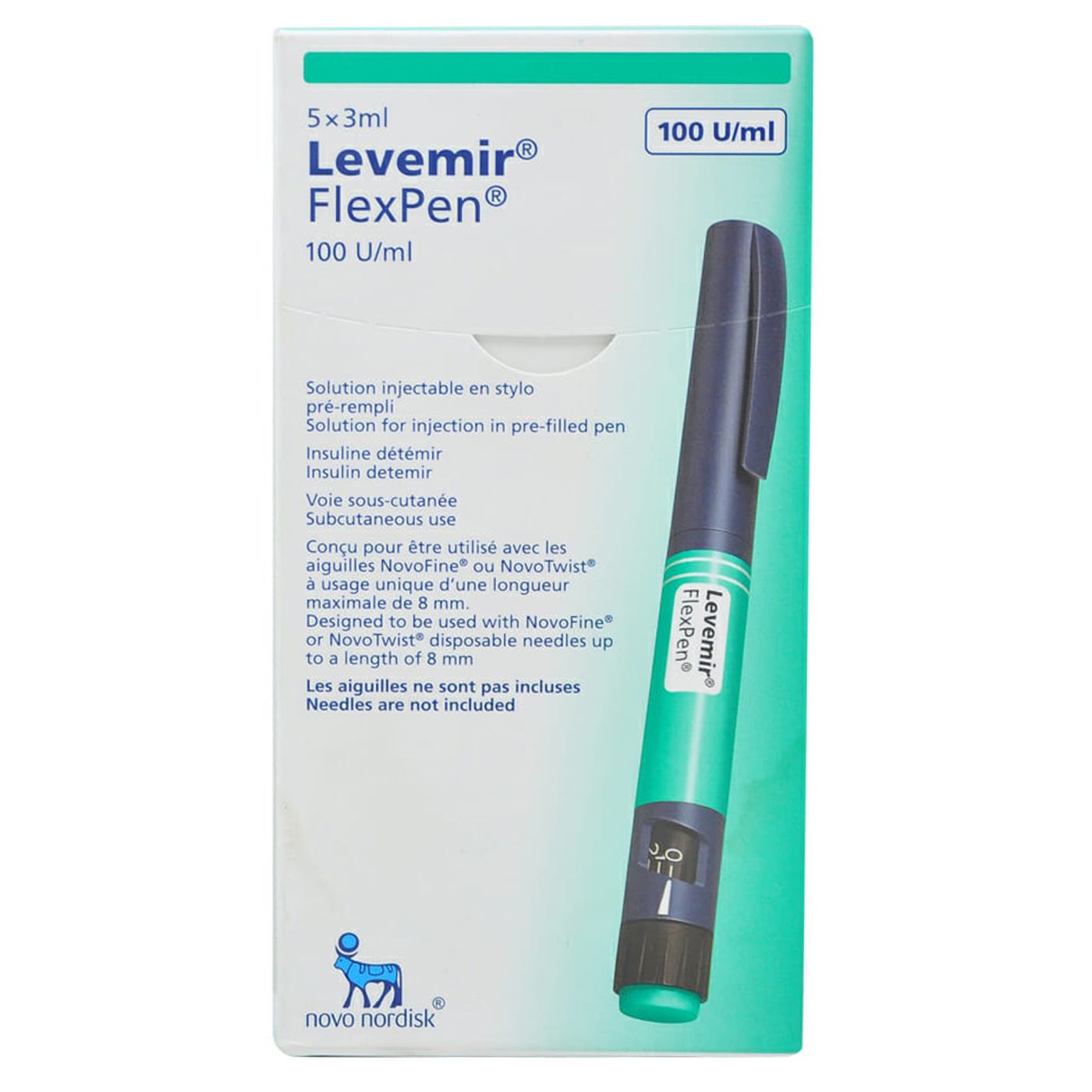 Buy Levemir Pre-Filled Syringe 100 I.U 5 PC Online - Kulud Pharmacy