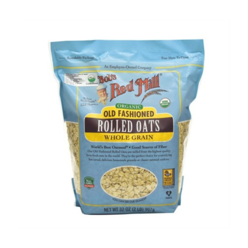 Brm Organic Oats Rolled Reg 907g