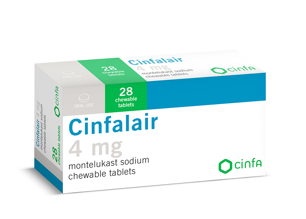 CINFALAIR 4mg Chew. Tab. 28's