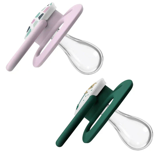 Dr.Browns Advantage Pacifier - Stage 2 (Pink, 2-Pack)