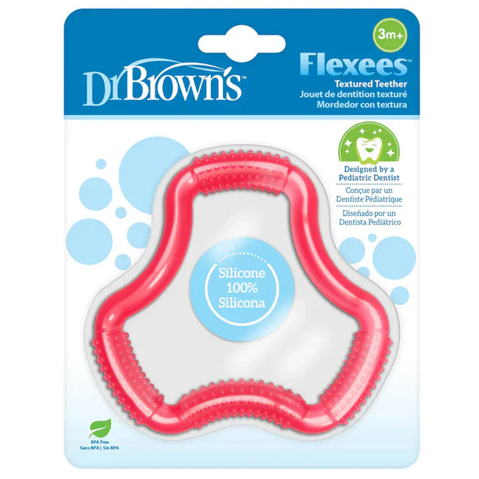 Dr.Browns A-Shaped Teether "Flexees" (Red)