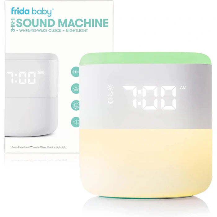 Frida Baby 3-In-1 Sound Machine + When-To-Wake Clock + Nightlight