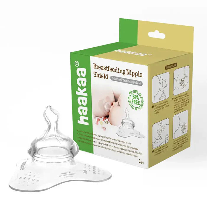 Haakaa - Orthodontic Breastfeeding Nipple Shield (Round Base)