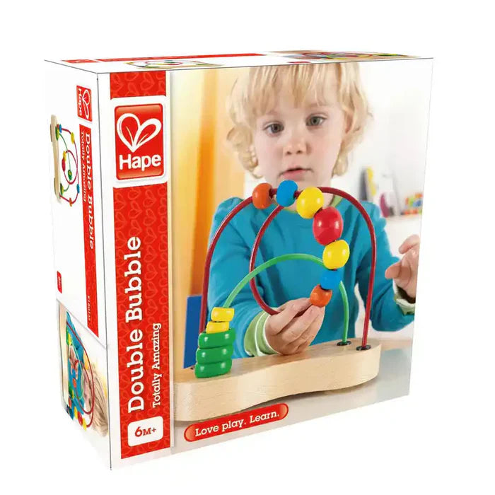 Hape - Double Bubble Wooden Bead Maze