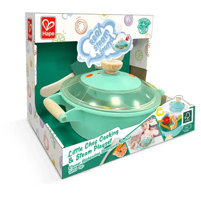 Hape - Little Chef Cooking & Steam Playset