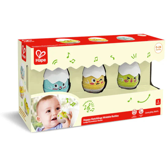 Hape Happy Hatchlings Wobble Rattles