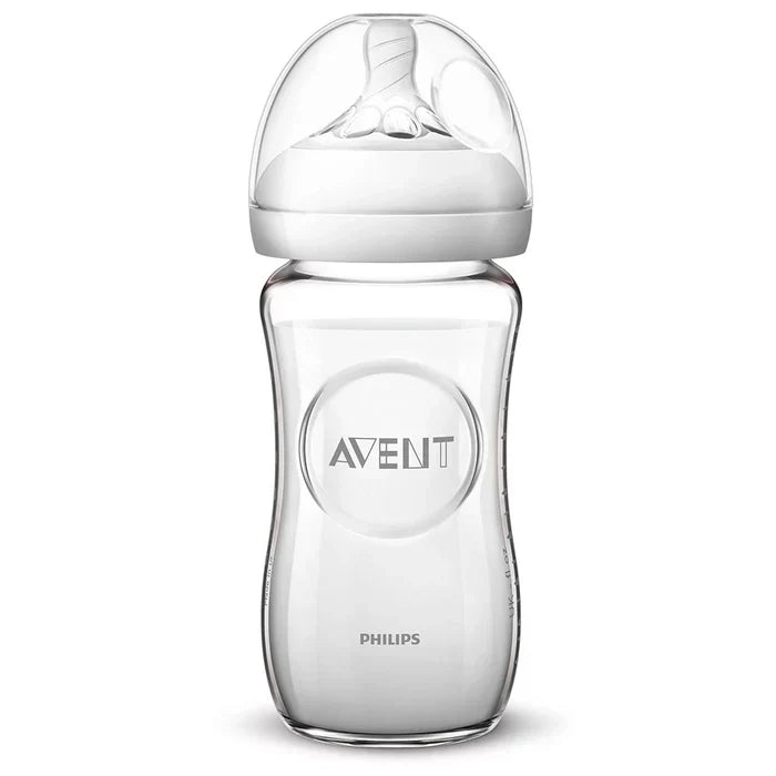 Philips Avent Natural 2.0 Bottle Glass 240ml 1pc - SCF053/17-glass