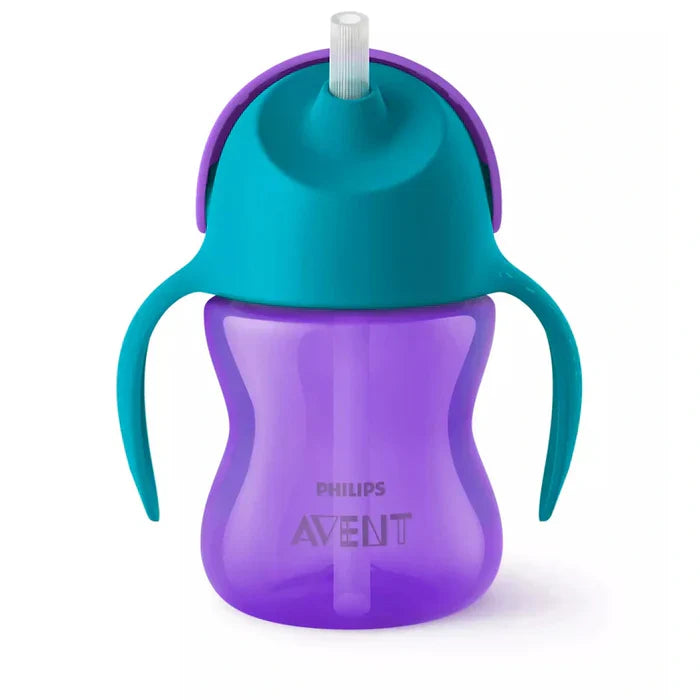 Philips Avent Bendy Straw Cup 9m+ 1pc - SCF796/00 (Purple)-plastic