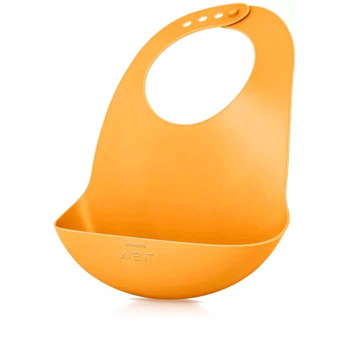 Philips Avent Feeding Bib 1pc - SCF736/01 (Orange)
