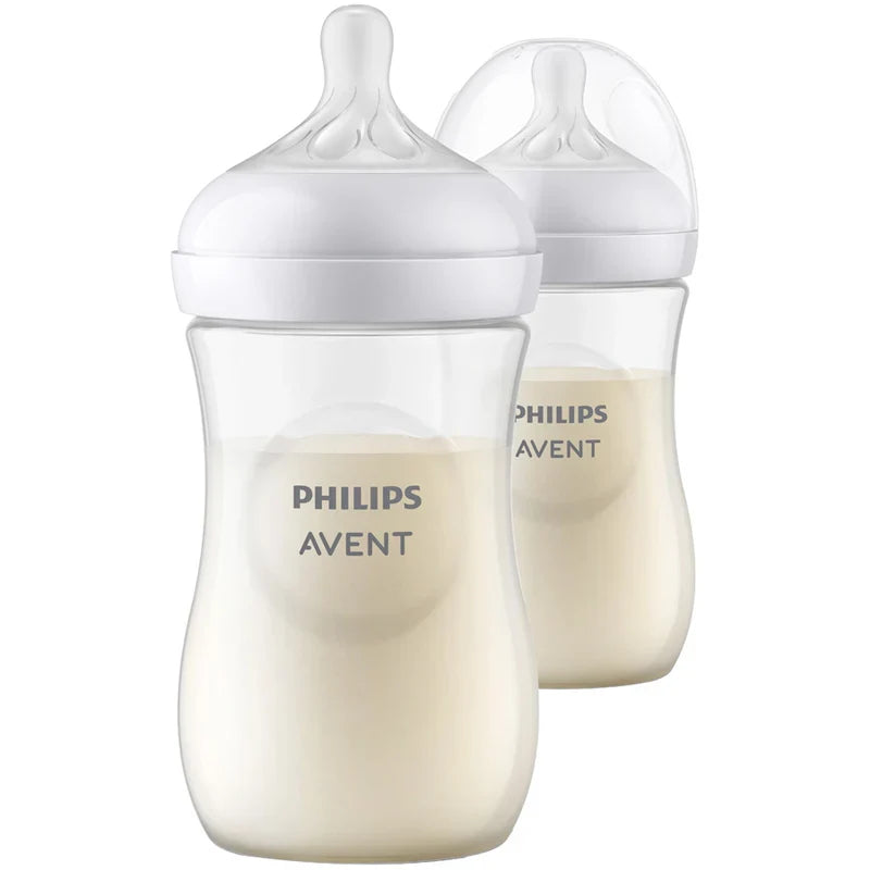 Philips Avent Natural 3.0 Feeding Bottle 260ml (Pack of 2) - SCY903/02-plastic