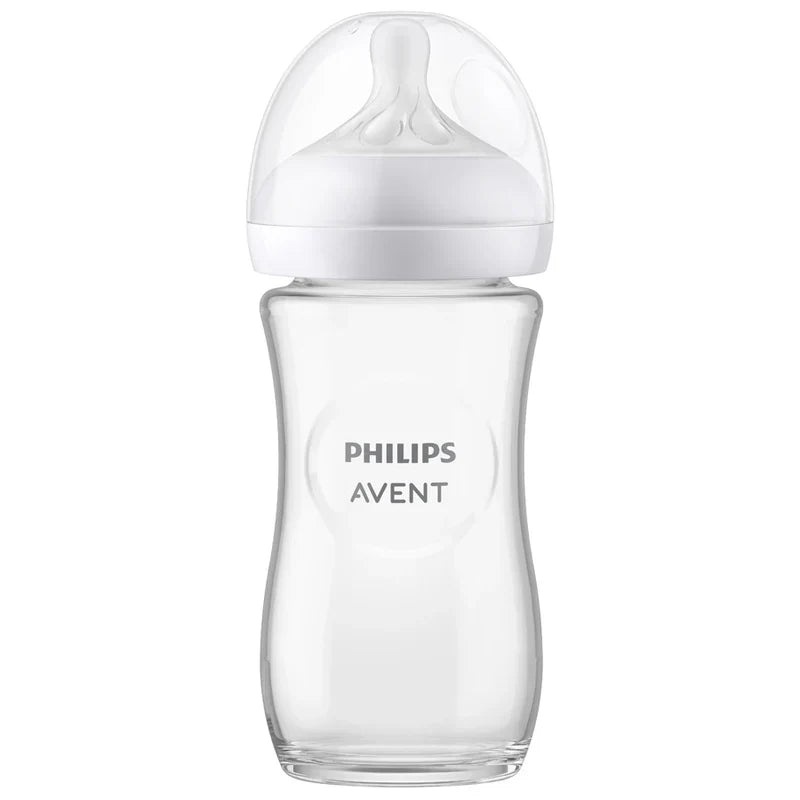 Philips Avent Natural 3.0 Feeding Bottle Glass 240ml - SCY933/01 - Glass