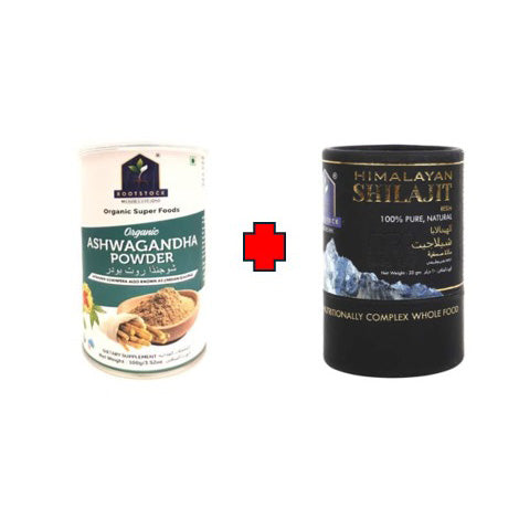 Rootstock Combo Pack - Shilajit + Ashwaghanda 20+100g