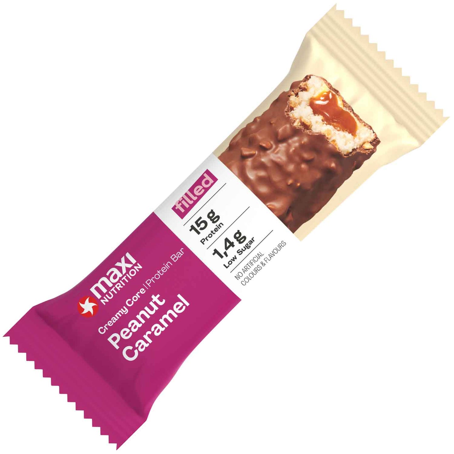 Maxi Nutrition Creamy Core Peanut Caramel 45g