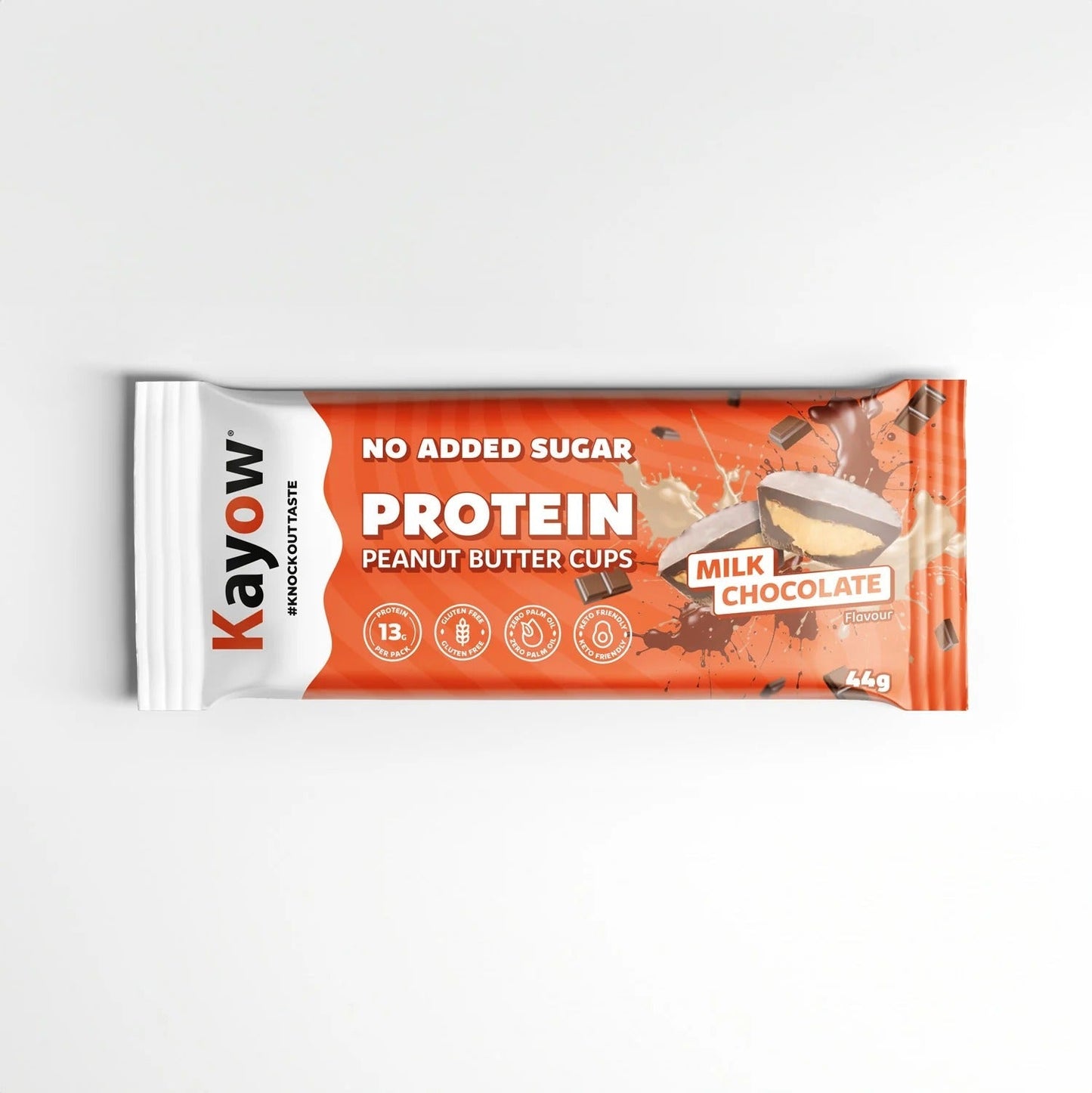 Kayow Nutrition Peanut Butter Cups Milk Chocolate 44g