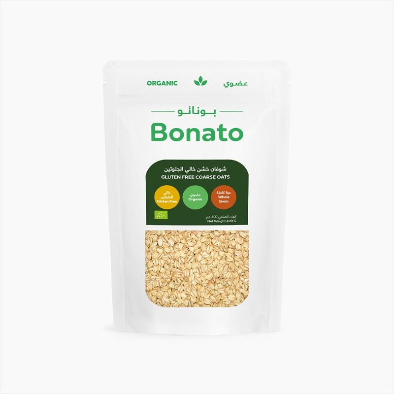 Bonato Organic Gluten Free Coarse Oats 400 g