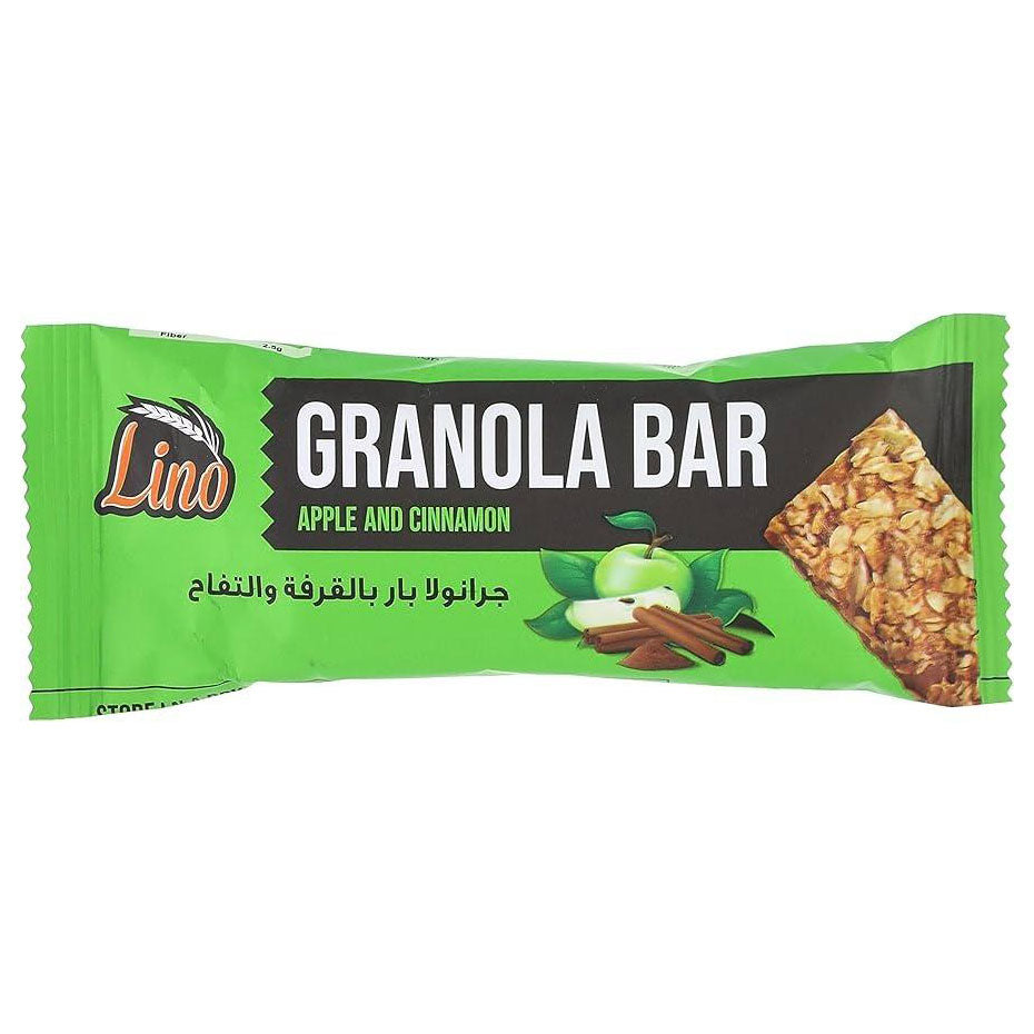 Lino Granola Bar Cinnamon And Apple 40G