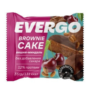 Evergo Brownie Cake With Cherry Almond Flavor 35G