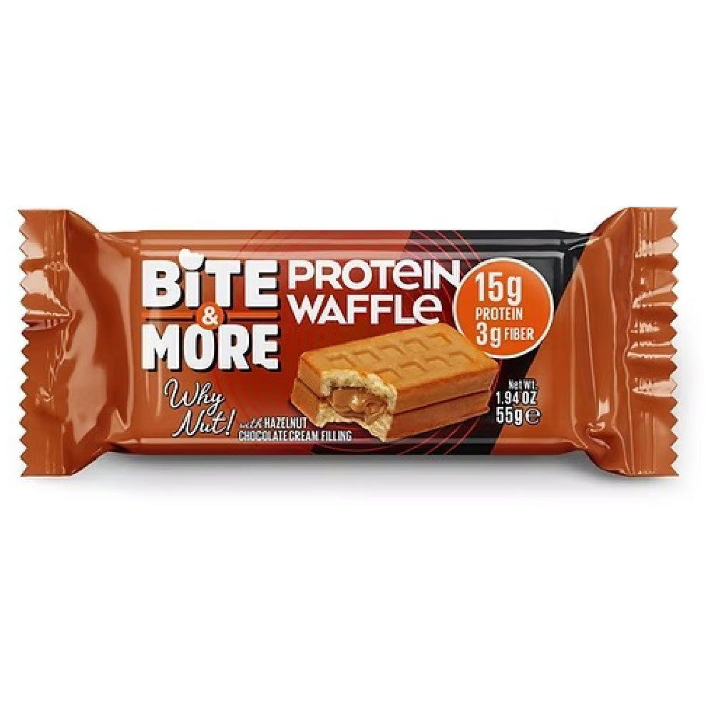 Bites and More Protein Waffle - Hazelnut 55g