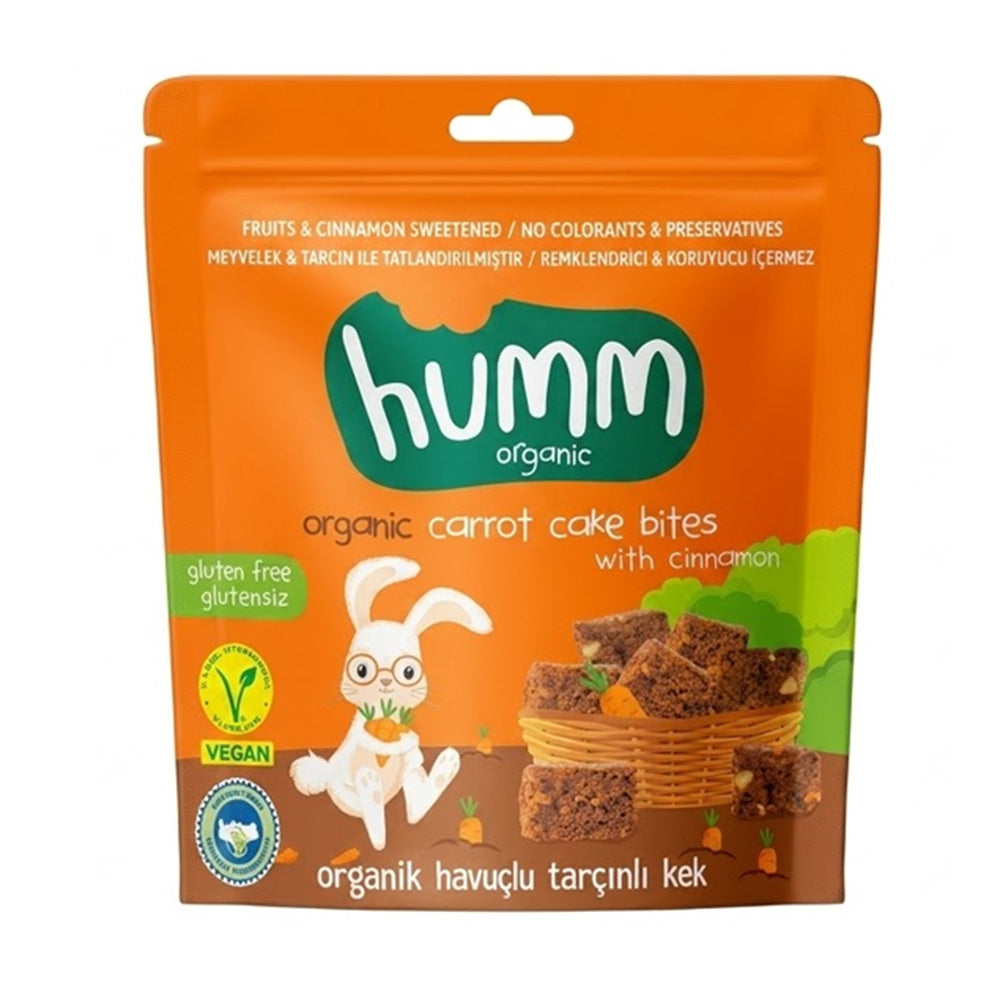 Humm Organic Gluten Free Carrot Cake Bites With Cinnamon 30G