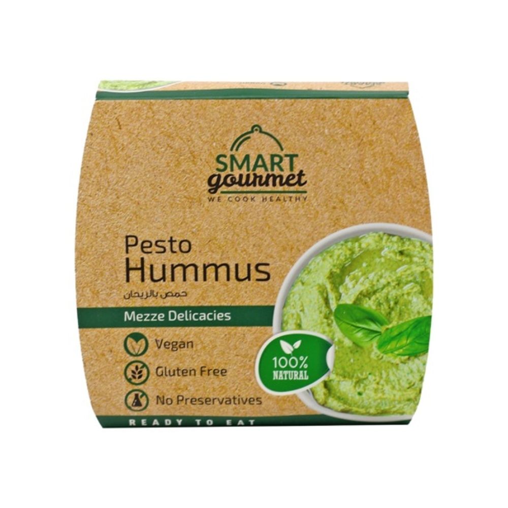 SMART GOURMET - HUMMUS PESTO CONTAINER (225G)