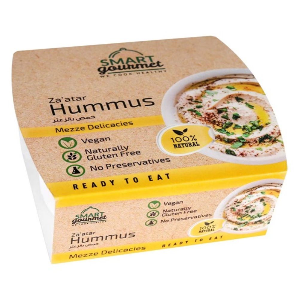 SMART GOURMET - HUMMUS ZAATAR CONTAINER (225G)