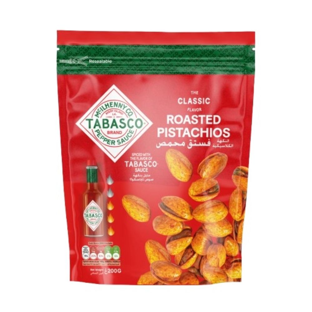 Tabasco Roasted Pistachios 200Gm