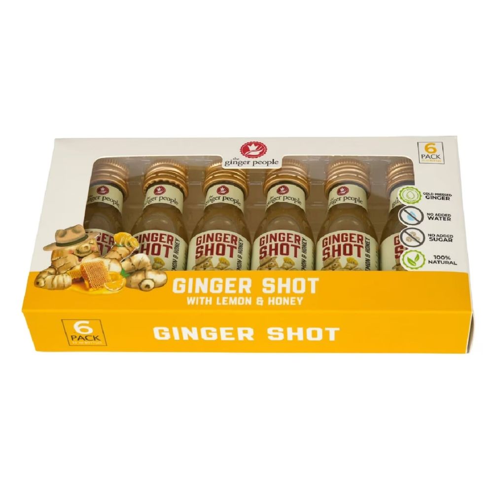 The Ginger People Ginger shot with Lemon and Honey (6 x 30ml)