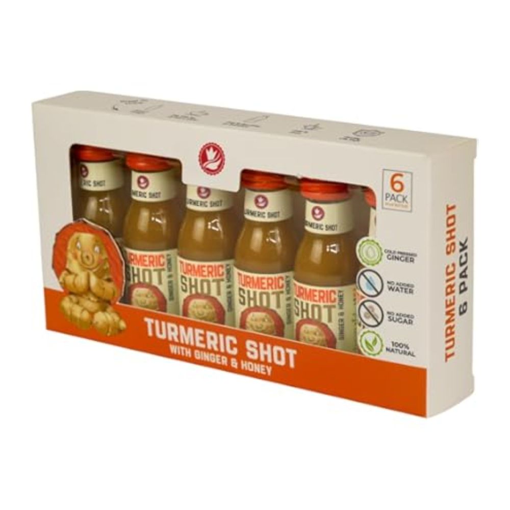 The Ginger People Turmeric shot with Ginger and Honey (6 x 30ml)