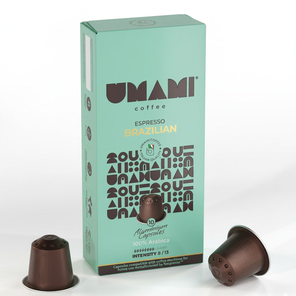 Umami Coffee Espresso Brazilian 55G 10 Capsules