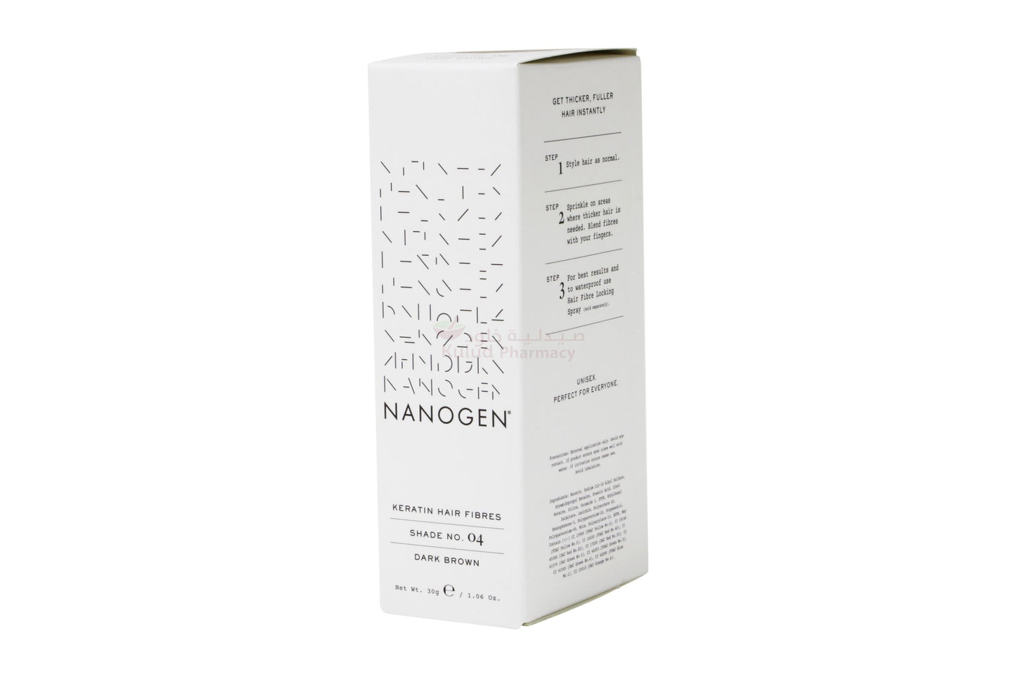Buy Nanogen Nanofibers Dark Brown Hair Color 30 GM Online - Kulud Pharmacy