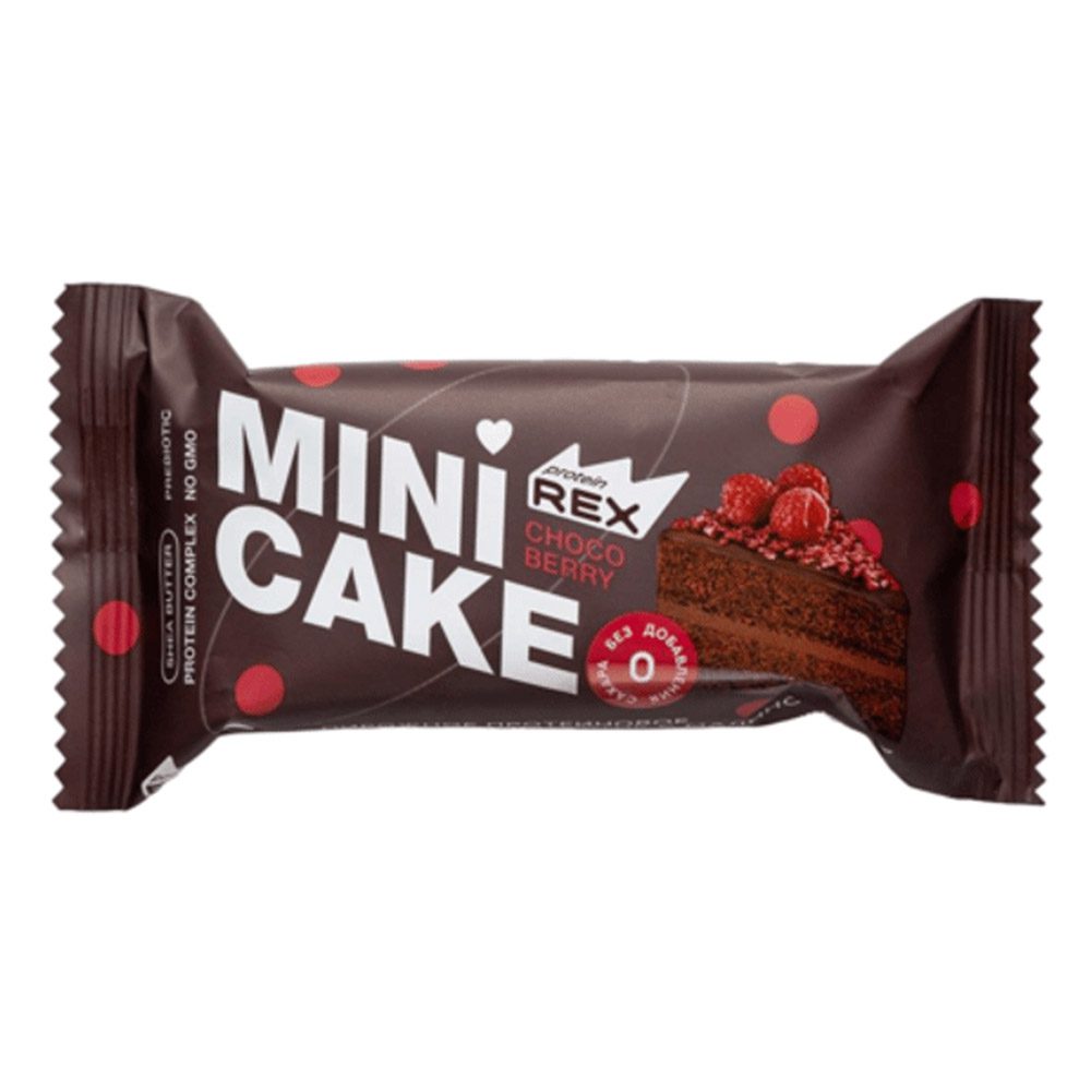 Rex Mini Protein Cake Chocolate-Raspberry Cake, 40 G