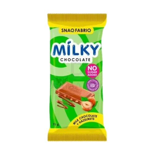 Snaq Fabriq Milky Milk Chocolate Hazelnuts 75g