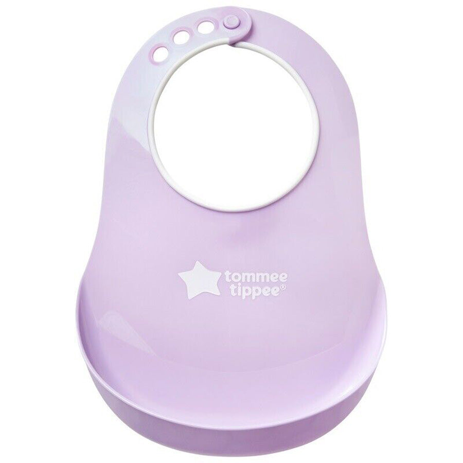 Tommee Tippee Essentials Comfi Neck Catch Bib (Purple)