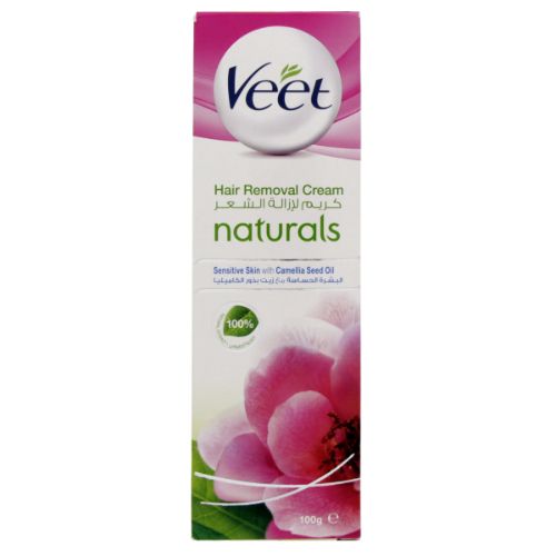Buy Veet Naturals Sensitive Hair Removal Cream 100 GM Online - Kulud Pharmacy