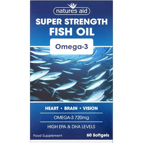 Buy Natures Aid Super Strength Omega 3 Capsule 60 CAP Online - Kulud Pharmacy