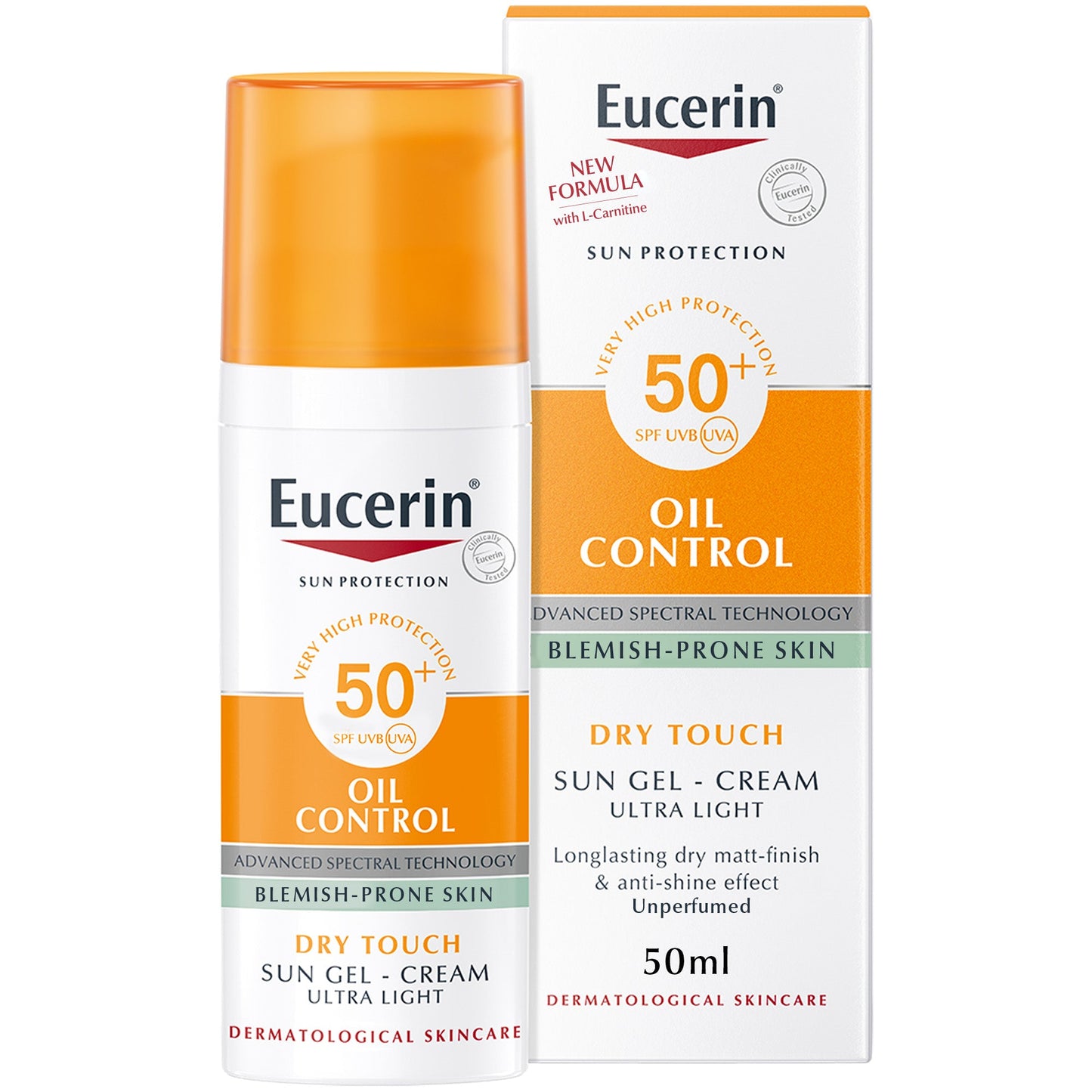 Eucerin Sun Oil Control Dry Touch Cream Gel 50 ML