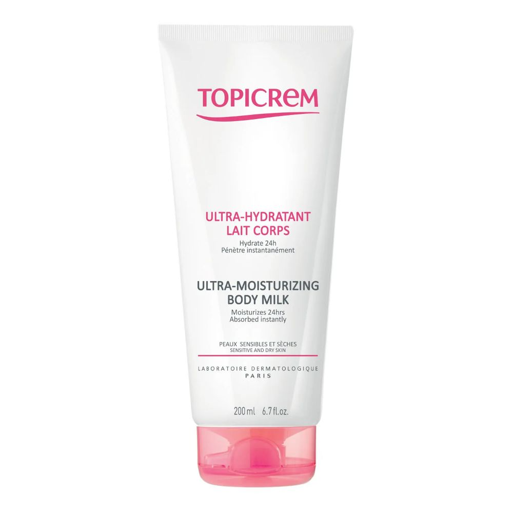 Buy Topicrem Ultra Moisturizing Body Milk 200 ML Online - Kulud Pharmacy