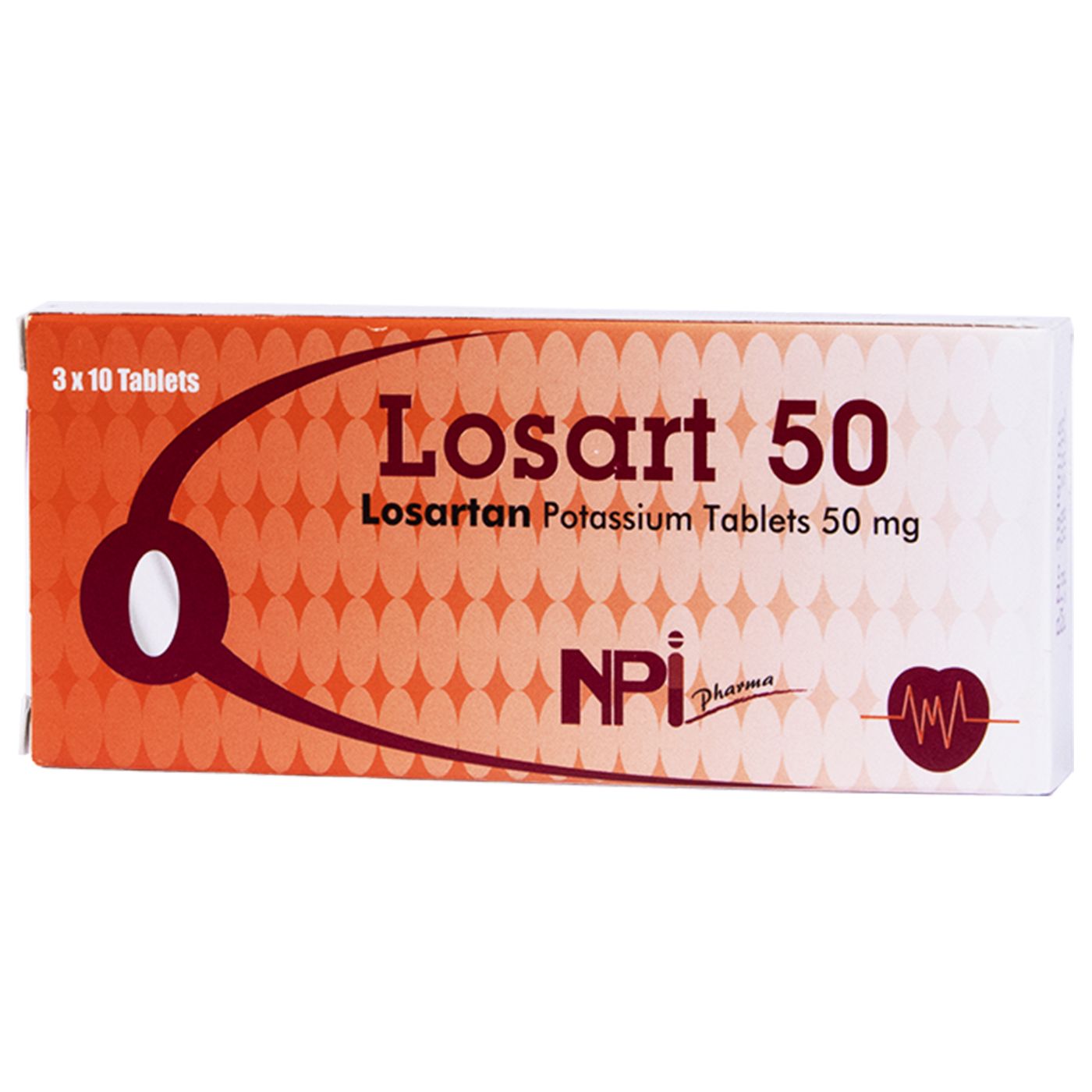 Buy Losart Tablet 50 Mg 30 PC Online - Kulud Pharmacy