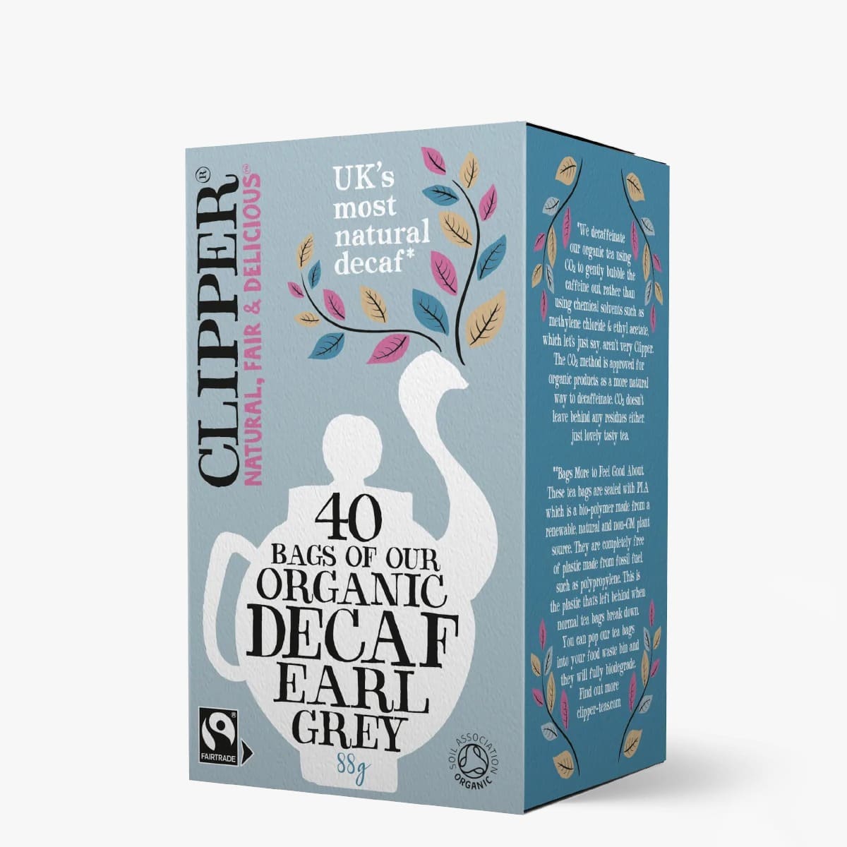 Clipper Organic Decaf Earl Grey Tea 40's