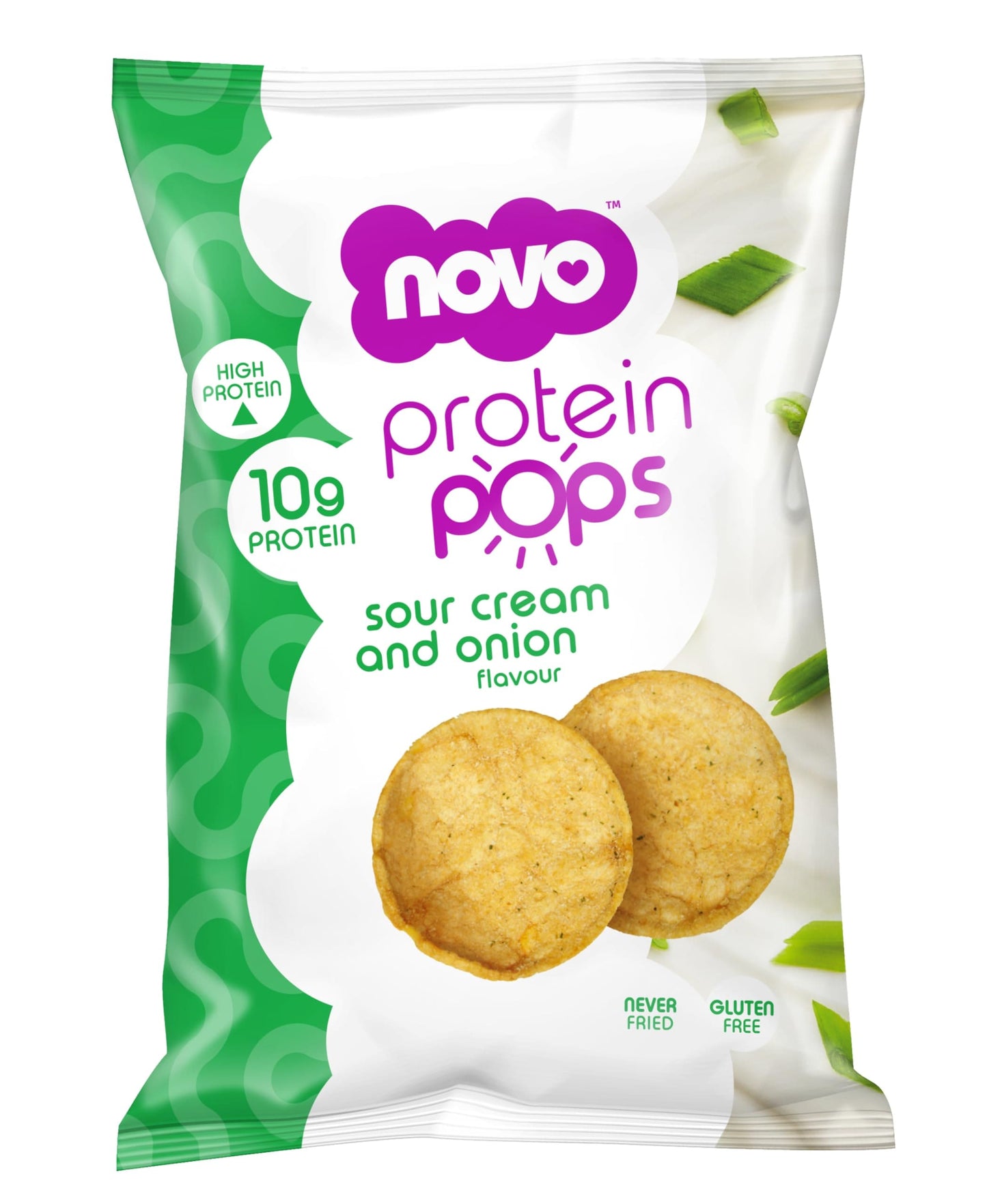 Novo Protein Pops Sour Cream And Onion 45G