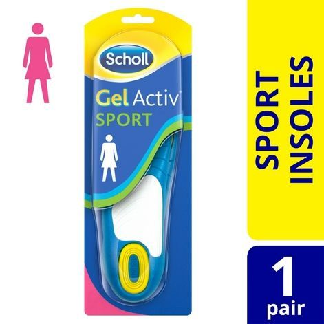 Buy Scholl Gelactiv Sport Women Small Insoles 1 Pai Online - Kulud Pharmacy